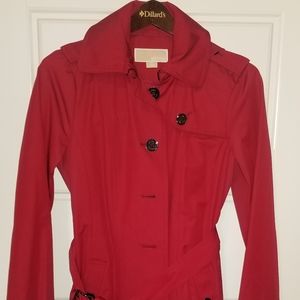 Michael Kors Sateen Lapel Coat